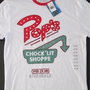 Riverdale TV Show T Shirt Pop's Chock'Lit Shop Warner Brothers Size Adult S